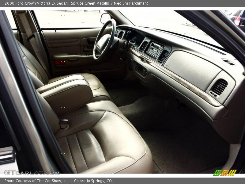 Spruce Green Metallic / Medium Parchment 2000 Ford Crown Victoria LX Sedan