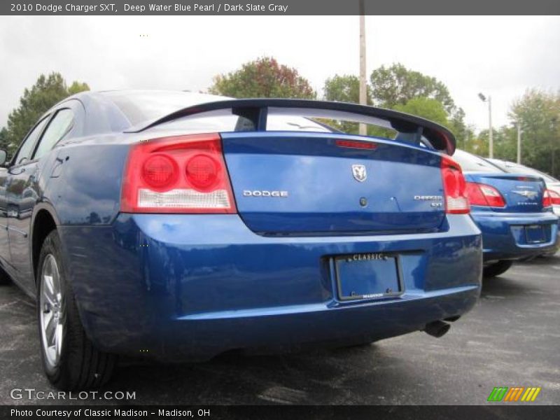 Deep Water Blue Pearl / Dark Slate Gray 2010 Dodge Charger SXT