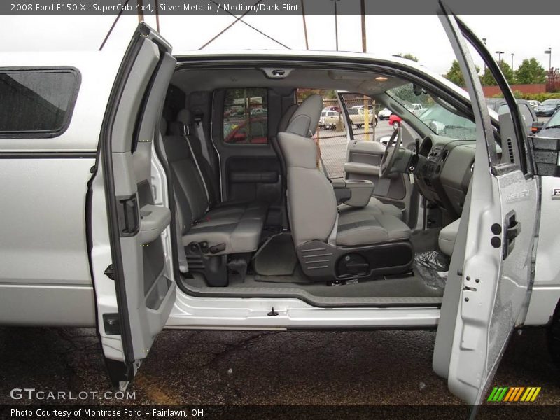 Silver Metallic / Medium/Dark Flint 2008 Ford F150 XL SuperCab 4x4