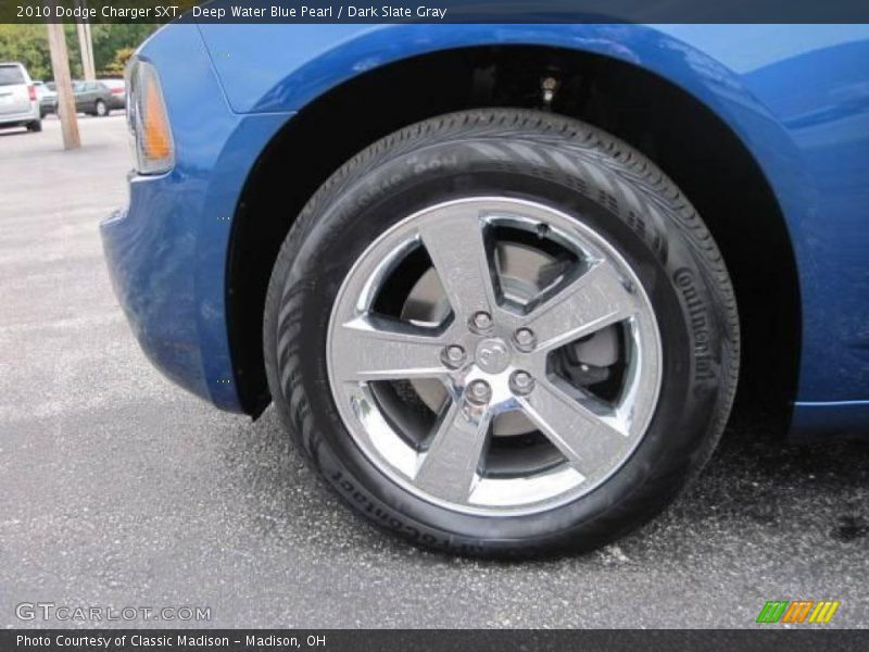 Deep Water Blue Pearl / Dark Slate Gray 2010 Dodge Charger SXT