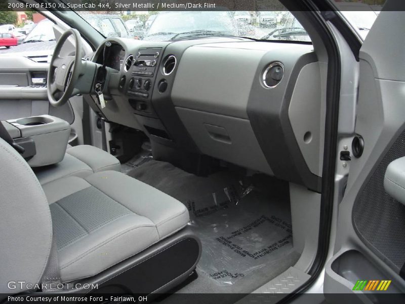 Silver Metallic / Medium/Dark Flint 2008 Ford F150 XL SuperCab 4x4