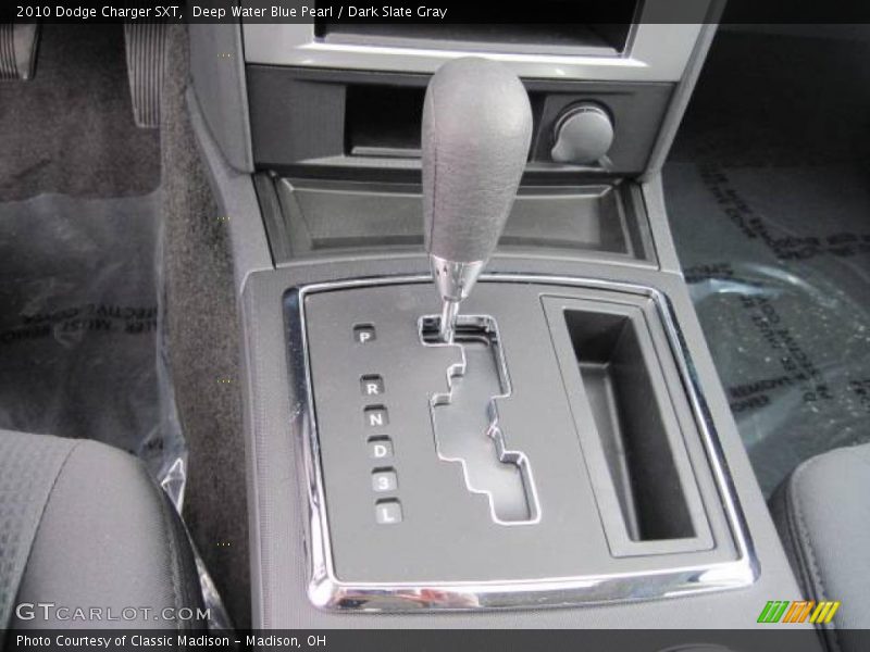 Deep Water Blue Pearl / Dark Slate Gray 2010 Dodge Charger SXT