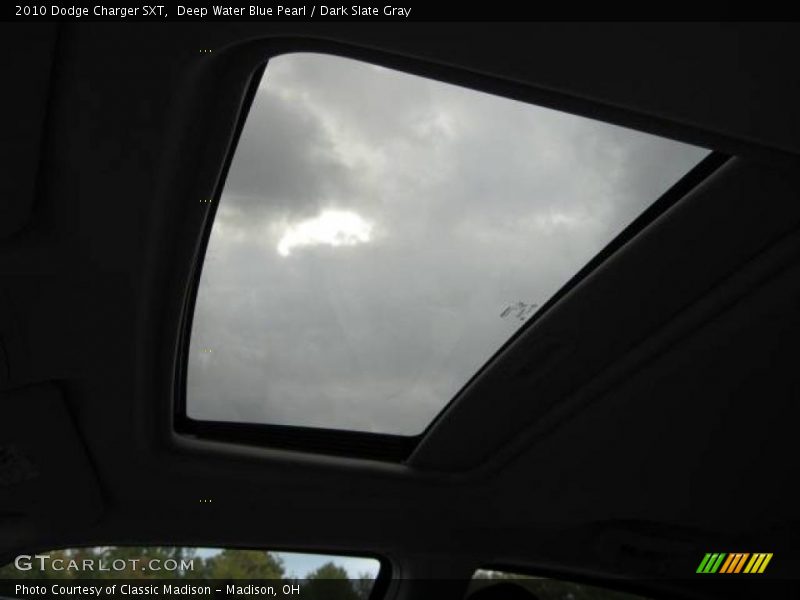 Deep Water Blue Pearl / Dark Slate Gray 2010 Dodge Charger SXT