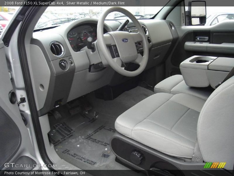 Silver Metallic / Medium/Dark Flint 2008 Ford F150 XL SuperCab 4x4