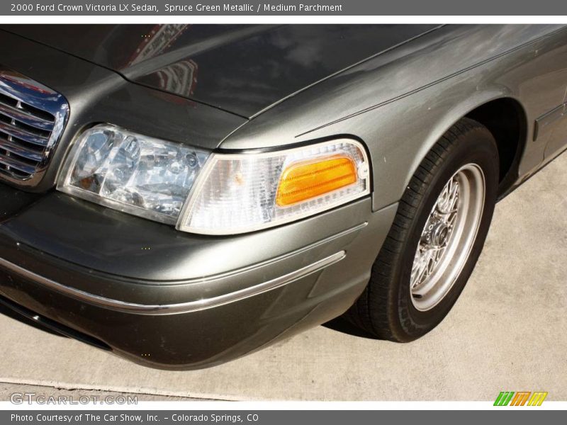 Spruce Green Metallic / Medium Parchment 2000 Ford Crown Victoria LX Sedan