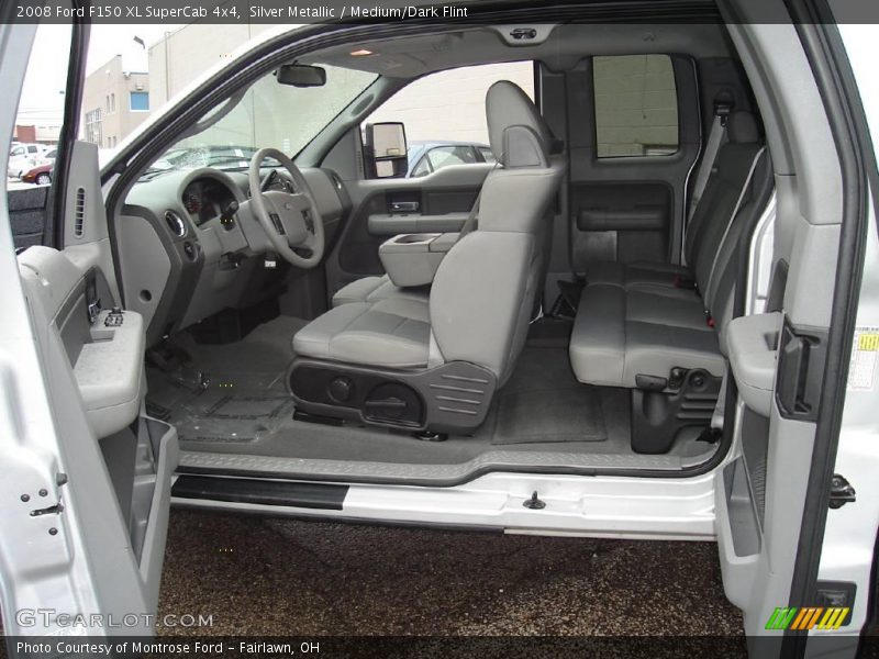 Silver Metallic / Medium/Dark Flint 2008 Ford F150 XL SuperCab 4x4