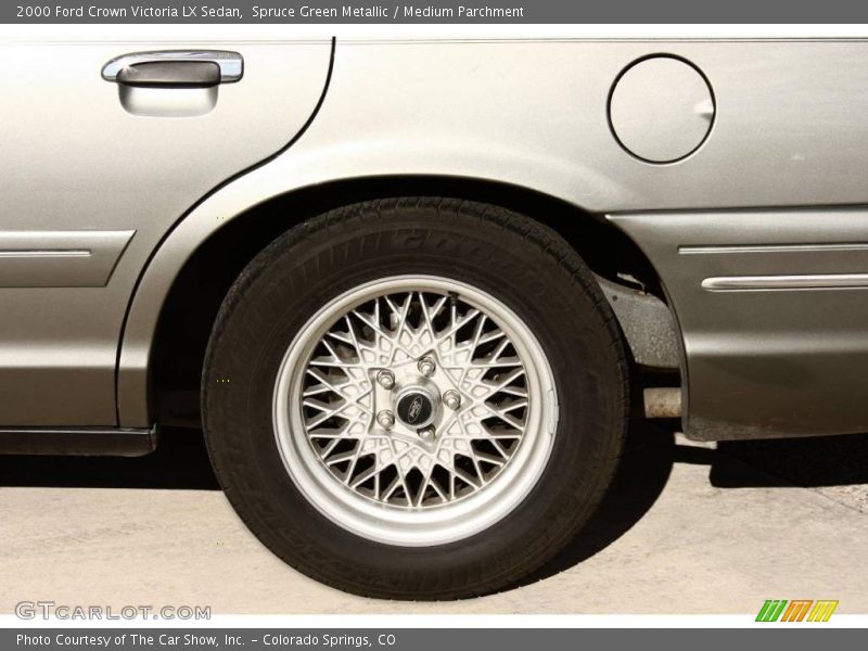 Spruce Green Metallic / Medium Parchment 2000 Ford Crown Victoria LX Sedan