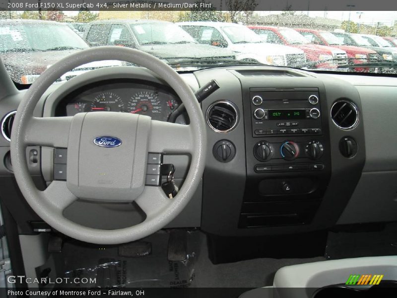 Silver Metallic / Medium/Dark Flint 2008 Ford F150 XL SuperCab 4x4