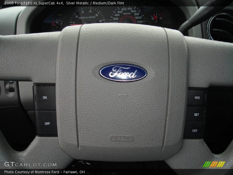 Silver Metallic / Medium/Dark Flint 2008 Ford F150 XL SuperCab 4x4