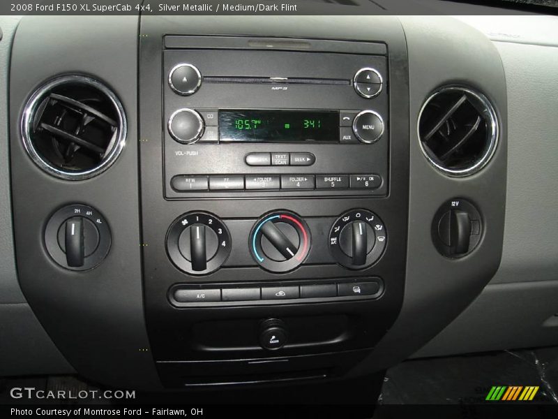 Silver Metallic / Medium/Dark Flint 2008 Ford F150 XL SuperCab 4x4