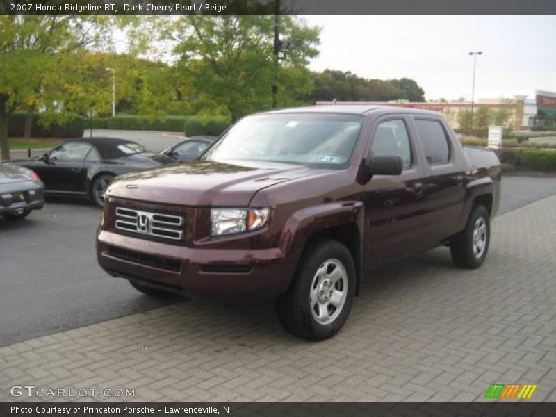 Dark Cherry Pearl / Beige 2007 Honda Ridgeline RT