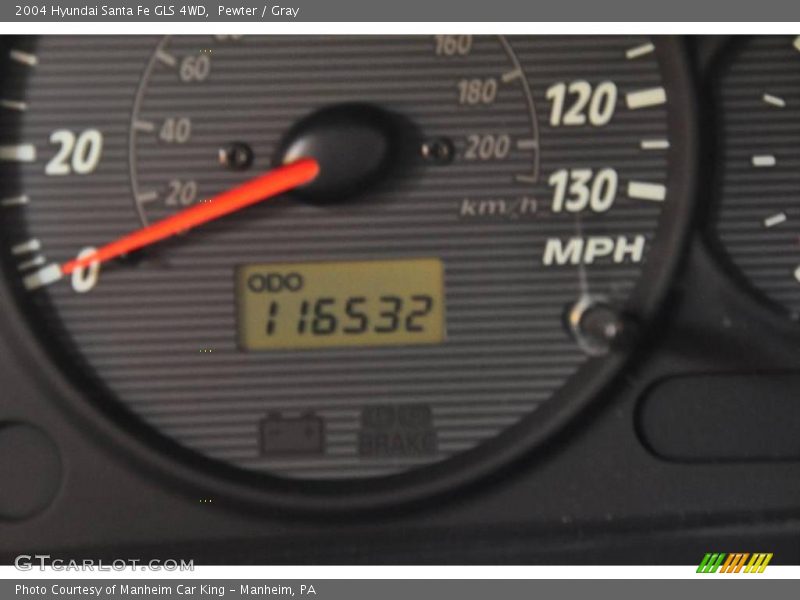 Pewter / Gray 2004 Hyundai Santa Fe GLS 4WD