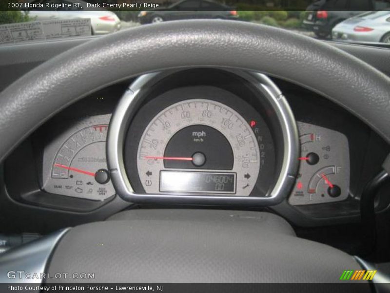 Dark Cherry Pearl / Beige 2007 Honda Ridgeline RT