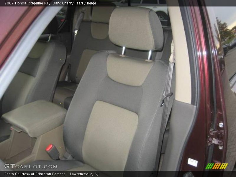 Dark Cherry Pearl / Beige 2007 Honda Ridgeline RT