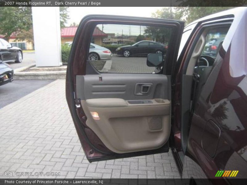 Dark Cherry Pearl / Beige 2007 Honda Ridgeline RT