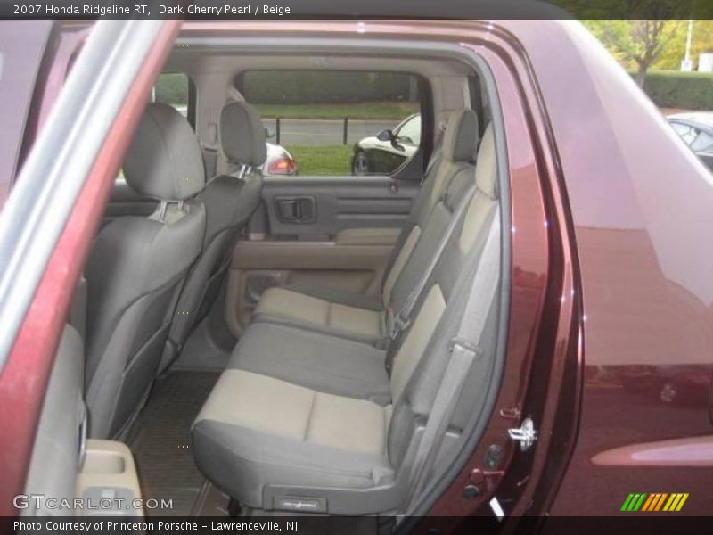 Dark Cherry Pearl / Beige 2007 Honda Ridgeline RT