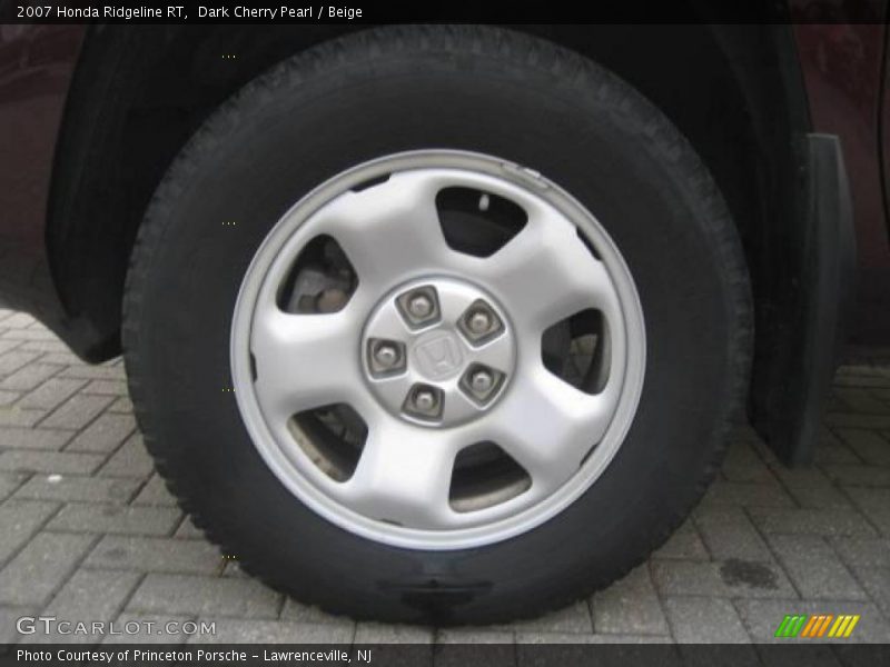 Dark Cherry Pearl / Beige 2007 Honda Ridgeline RT