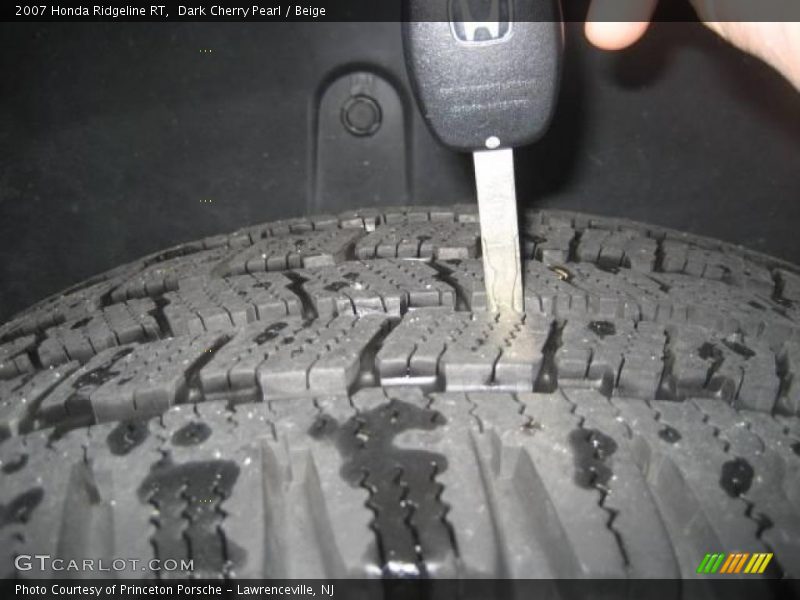 Dark Cherry Pearl / Beige 2007 Honda Ridgeline RT