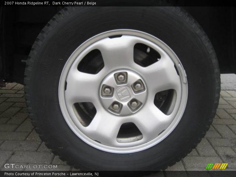 Dark Cherry Pearl / Beige 2007 Honda Ridgeline RT