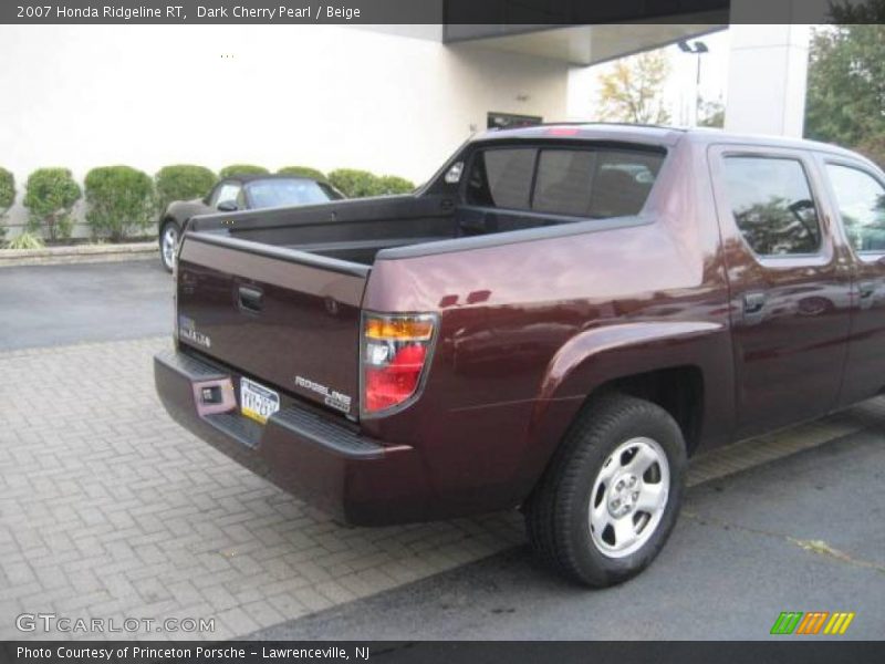 Dark Cherry Pearl / Beige 2007 Honda Ridgeline RT