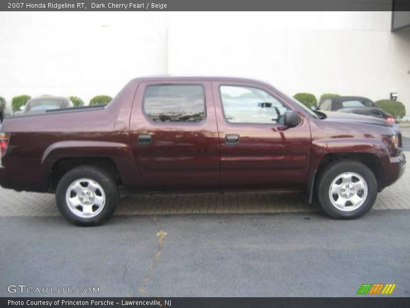 Dark Cherry Pearl / Beige 2007 Honda Ridgeline RT
