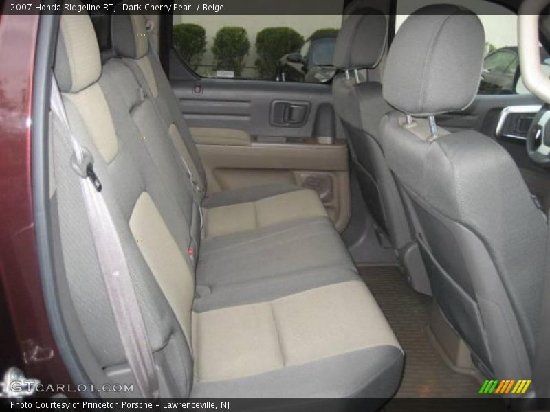 Dark Cherry Pearl / Beige 2007 Honda Ridgeline RT