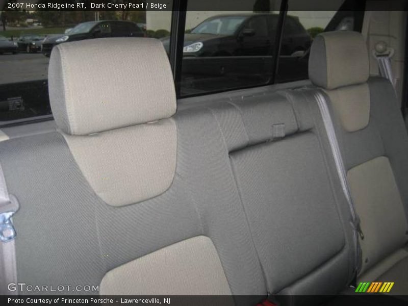 Dark Cherry Pearl / Beige 2007 Honda Ridgeline RT