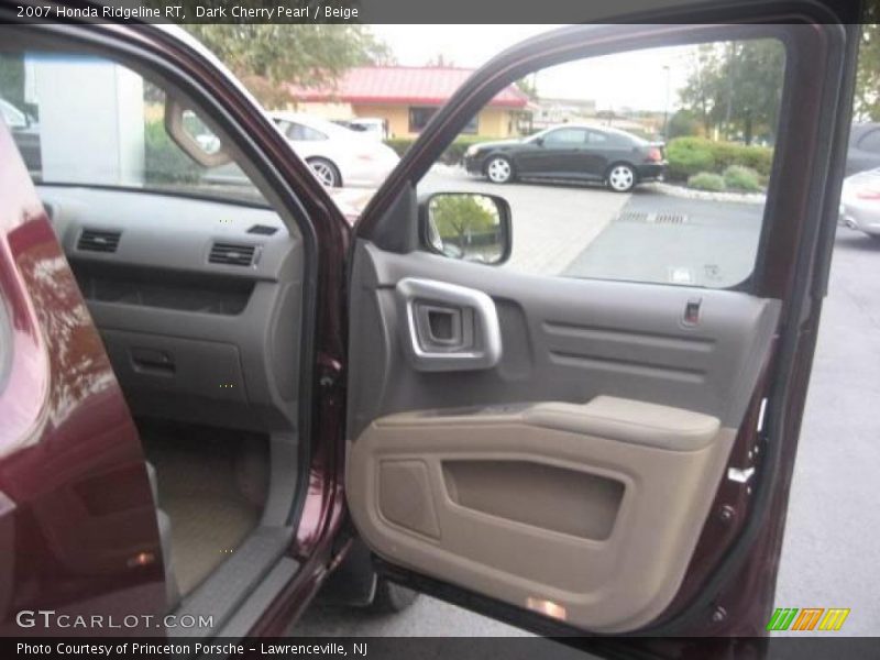 Dark Cherry Pearl / Beige 2007 Honda Ridgeline RT