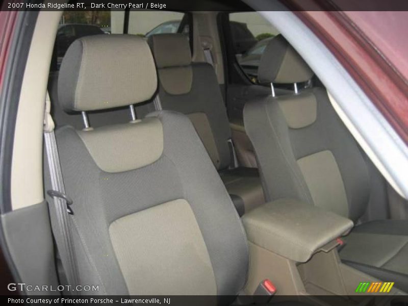 Dark Cherry Pearl / Beige 2007 Honda Ridgeline RT