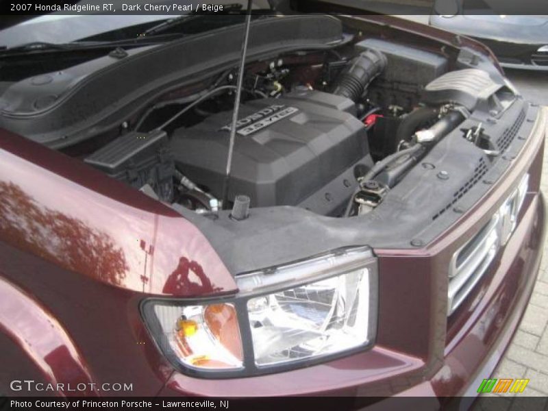 Dark Cherry Pearl / Beige 2007 Honda Ridgeline RT