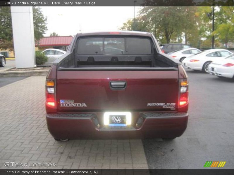Dark Cherry Pearl / Beige 2007 Honda Ridgeline RT