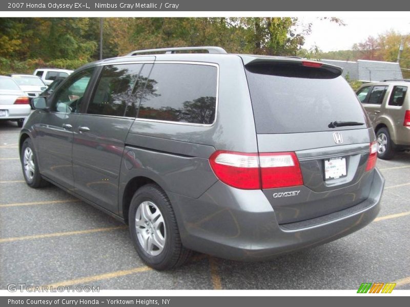 Nimbus Gray Metallic / Gray 2007 Honda Odyssey EX-L
