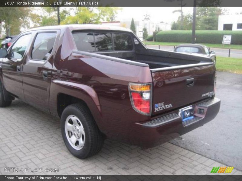 Dark Cherry Pearl / Beige 2007 Honda Ridgeline RT