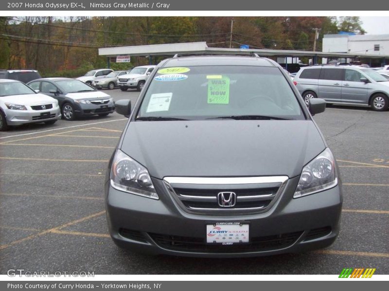 Nimbus Gray Metallic / Gray 2007 Honda Odyssey EX-L