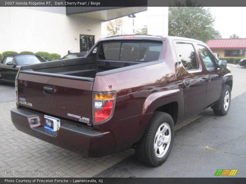 Dark Cherry Pearl / Beige 2007 Honda Ridgeline RT