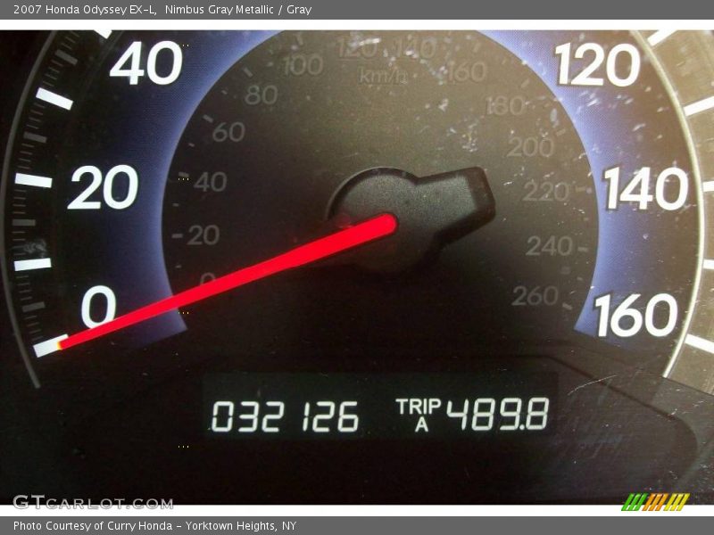 Nimbus Gray Metallic / Gray 2007 Honda Odyssey EX-L