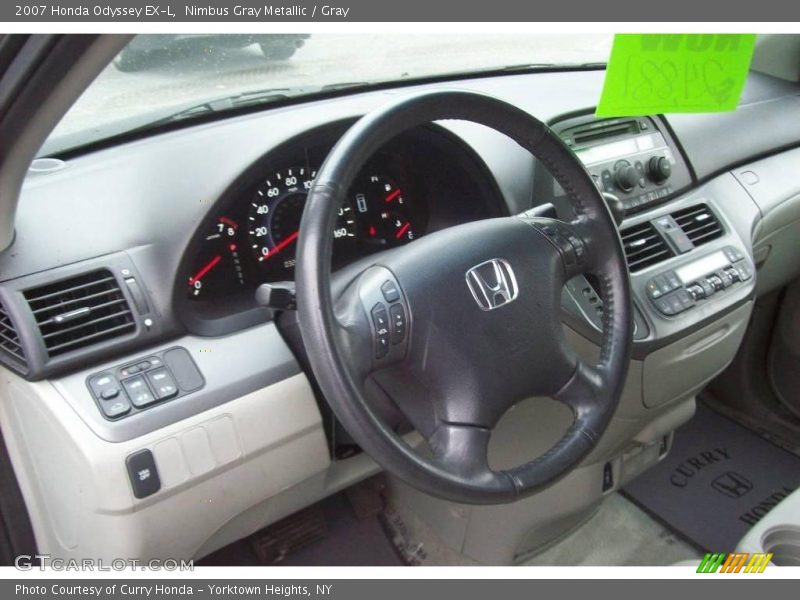 Nimbus Gray Metallic / Gray 2007 Honda Odyssey EX-L