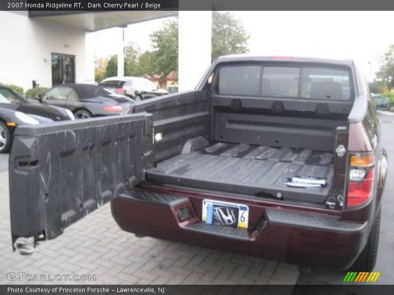 Dark Cherry Pearl / Beige 2007 Honda Ridgeline RT