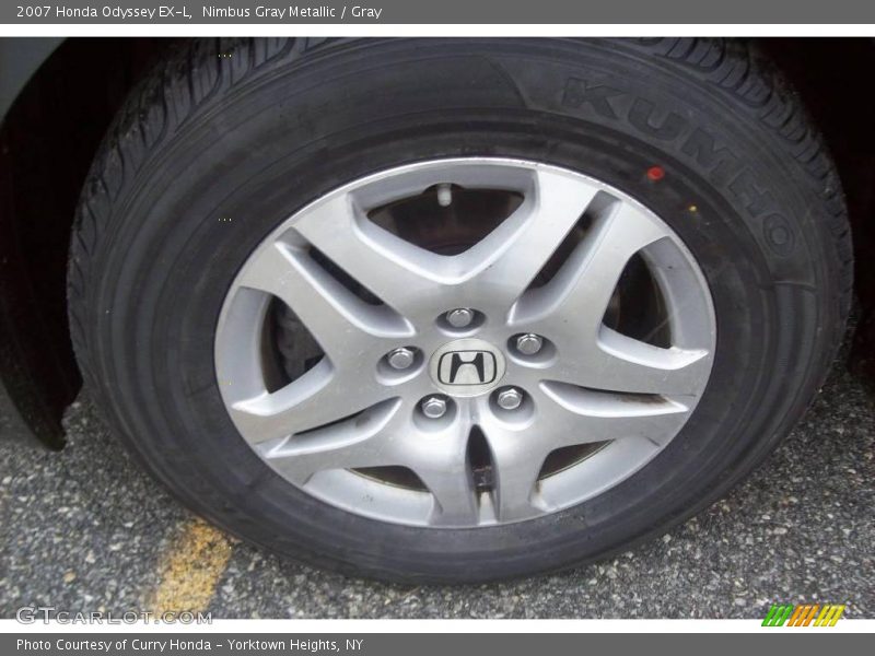 Nimbus Gray Metallic / Gray 2007 Honda Odyssey EX-L