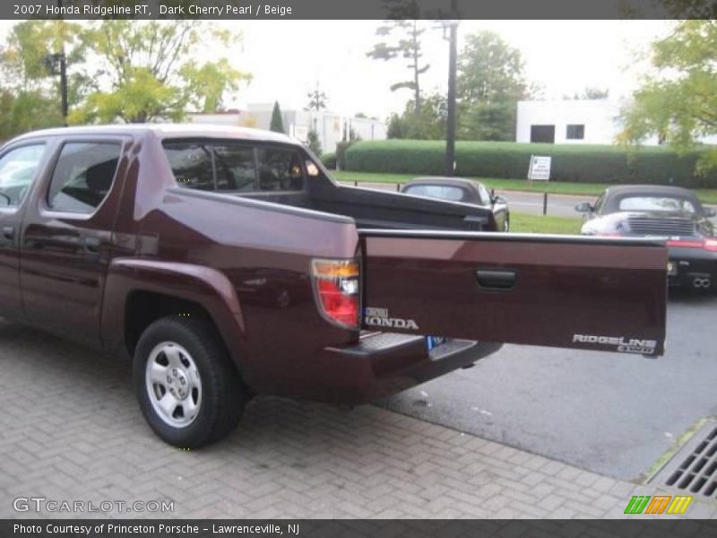 Dark Cherry Pearl / Beige 2007 Honda Ridgeline RT