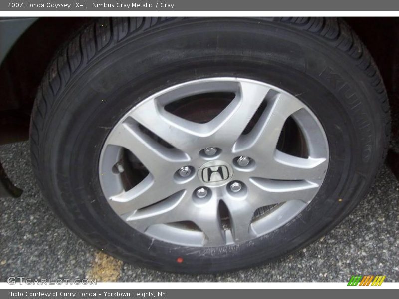 Nimbus Gray Metallic / Gray 2007 Honda Odyssey EX-L