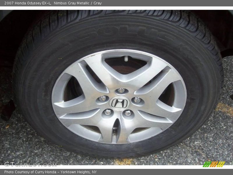 Nimbus Gray Metallic / Gray 2007 Honda Odyssey EX-L