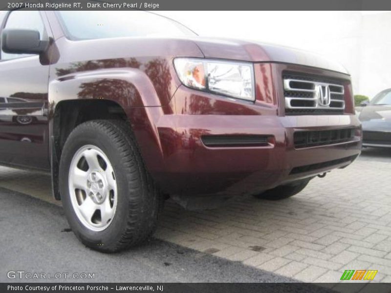 Dark Cherry Pearl / Beige 2007 Honda Ridgeline RT