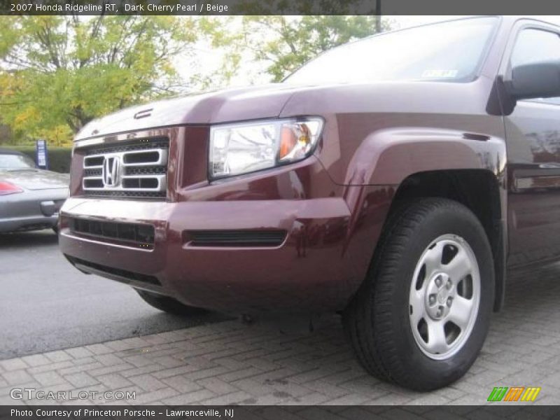 Dark Cherry Pearl / Beige 2007 Honda Ridgeline RT