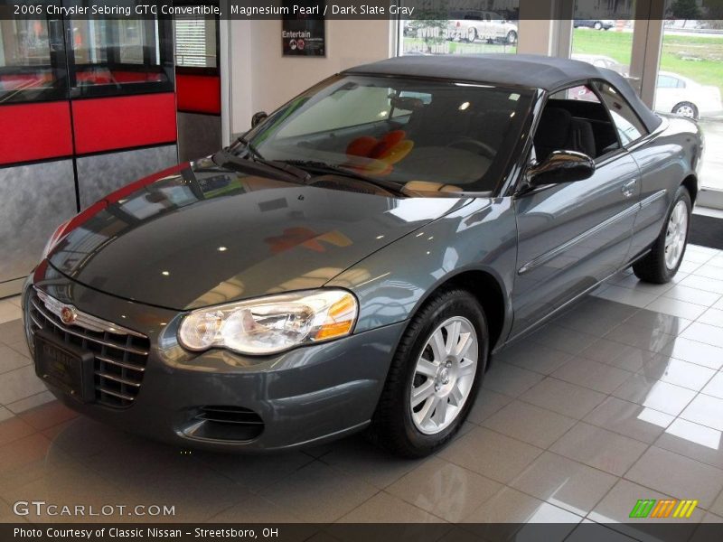 Magnesium Pearl / Dark Slate Gray 2006 Chrysler Sebring GTC Convertible