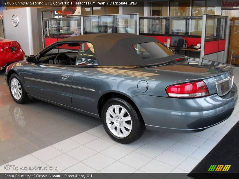 Magnesium Pearl / Dark Slate Gray 2006 Chrysler Sebring GTC Convertible