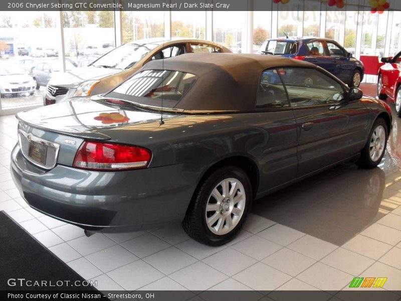 Magnesium Pearl / Dark Slate Gray 2006 Chrysler Sebring GTC Convertible