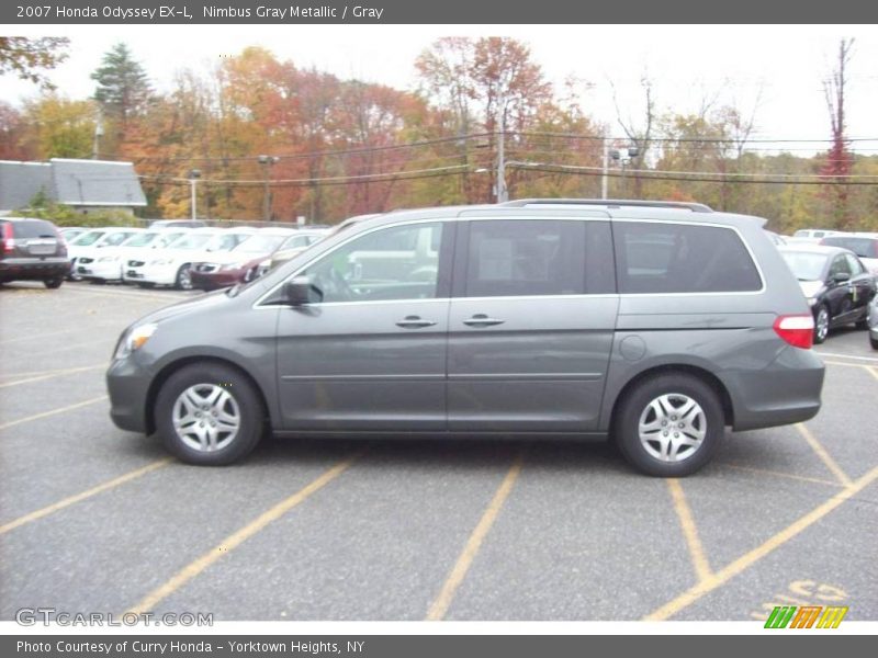 Nimbus Gray Metallic / Gray 2007 Honda Odyssey EX-L