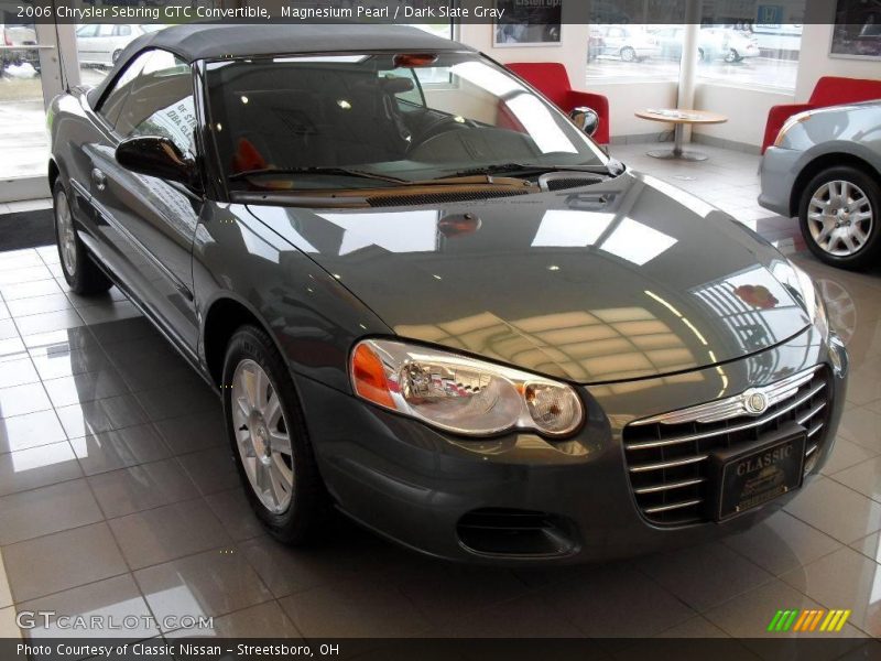 Magnesium Pearl / Dark Slate Gray 2006 Chrysler Sebring GTC Convertible