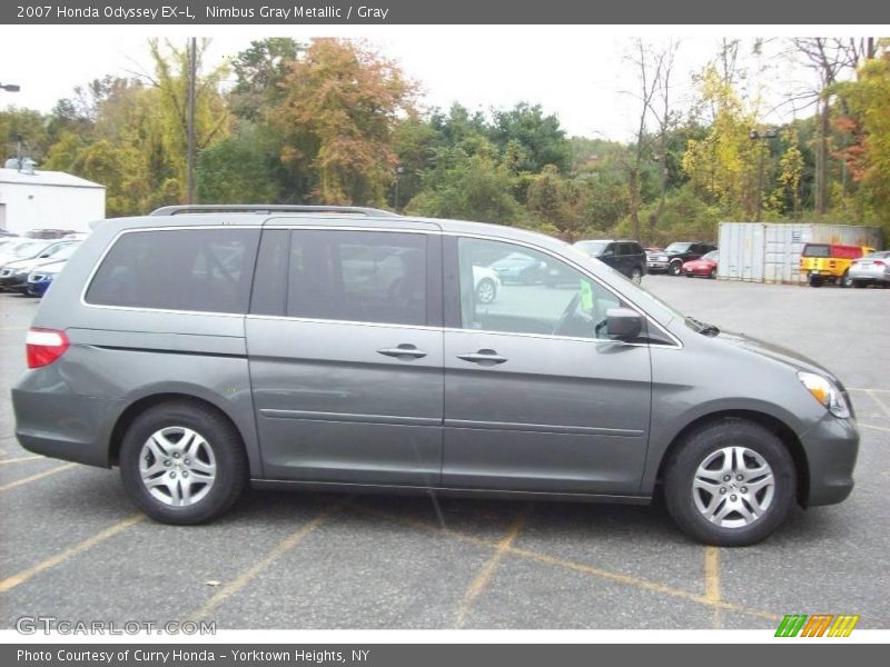 Nimbus Gray Metallic / Gray 2007 Honda Odyssey EX-L